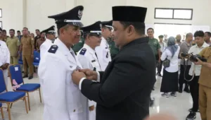 Wakili Pj Bupati, Sekda Aceh Besar Lantik 39 Keuchik Hasil Pilchiksungtak Tahun 2023