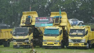 Persaudaraan Dumtruk dan Galian C Aceh Besar Peringati Maulid dan Galang Dana untuk Palestina