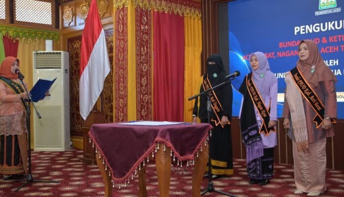 Bunda PAUD Aceh Kukuhkan Bunda PAUD dan Ketua Forikan