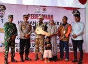 Bupati Aceh Timur Resmikan Pembangunan Huntara di Pante Bidari