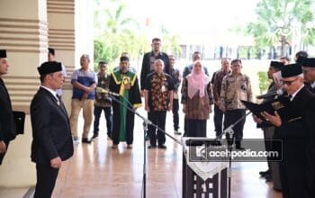 Bupati Syech Muharram Lantik dan Kukuhkan Pejabat Pimpinan Tinggi Pratama