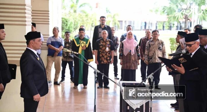 Bupati Syech Muharram Lantik dan Kukuhkan Pejabat Pimpinan Tinggi Pratama