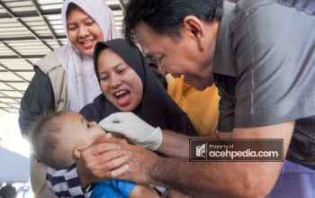 Posyandu ILP Ceria Berikan Vitamin A di Gampong Ceurih