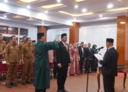 Bupati Aceh Jaya Lantik H. Masri sebagai Sekda Definitif