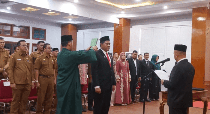 Bupati Aceh Jaya Lantik H. Masri sebagai Sekda Definitif, Tekankan Integritas dan Profesionalitas
