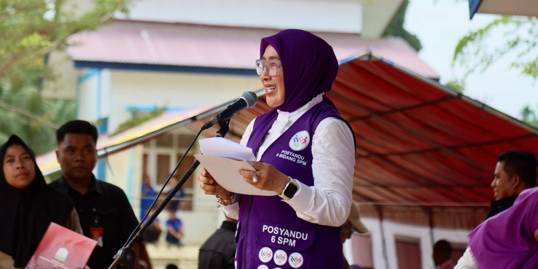 Hari Posyandu Nasional 2026 di Aceh Utara, Tri Tito Karnavian ajak bangkit pasca bencana
