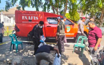 Geger! Janin Bayi Ditemukan di Bantaran Krueng Doy Banda Aceh, Polisi Lakukan Olah TKP