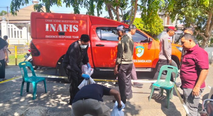 Geger! Janin Bayi Ditemukan di Bantaran Krueng Doy Banda Aceh, Polisi Lakukan Olah TKP