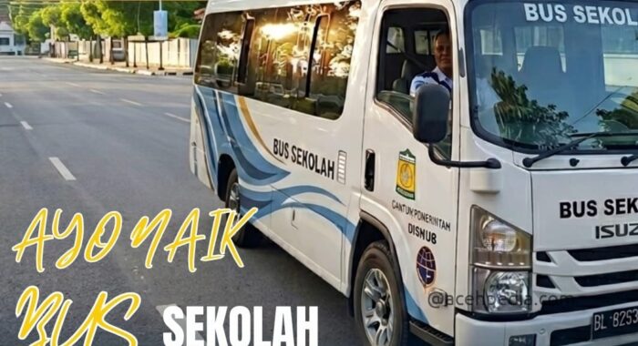 Pemkab Aceh Besar Sediakan Layanan Bus Sekolah Gratis untuk Pelajar