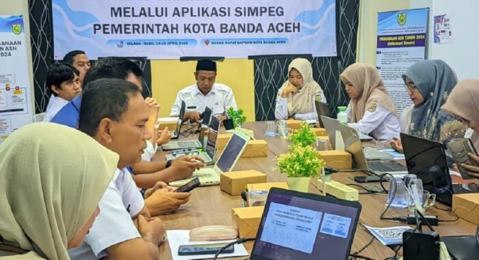 BKPSDM Banda Aceh Perbarui Data ASN, Layanan Kepegawaian Makin Digital
