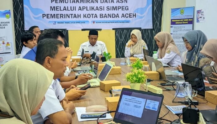 BKPSDM Banda Aceh Perbarui Data ASN, Layanan Kepegawaian Makin Digital