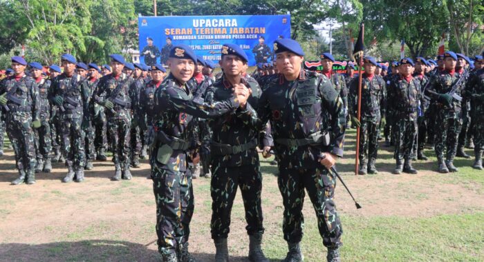 Sertijab Dansatbrimob Polda Aceh, Kombes Zulkifli Ismail Resmi Gantikan Zuhdi Batubara