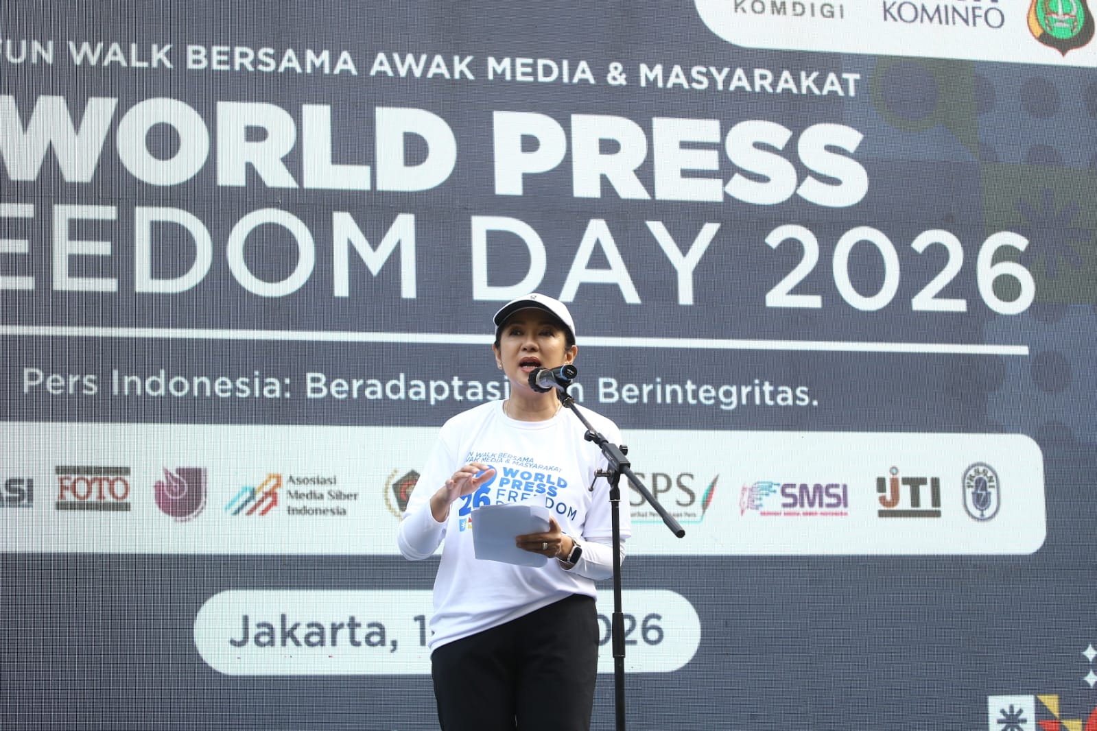 peringatan World Press Freedom Day 2026 di Jakarta.