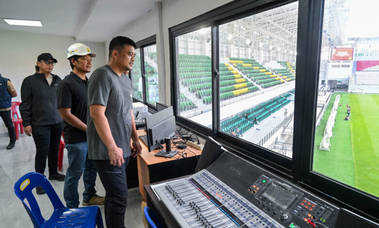 Gubsu Bobby Nasution meninjau Stadion Teladan Medan