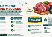 emko Banda Aceh menggelar pasar murah daging meugang menjelang Idul Adha