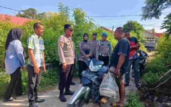 Bangkai Ayam Berserakan di Dekat Sekolah, Polsek Jaya Baru Turun Tangan Tindak Lanjut Keluhan Warga