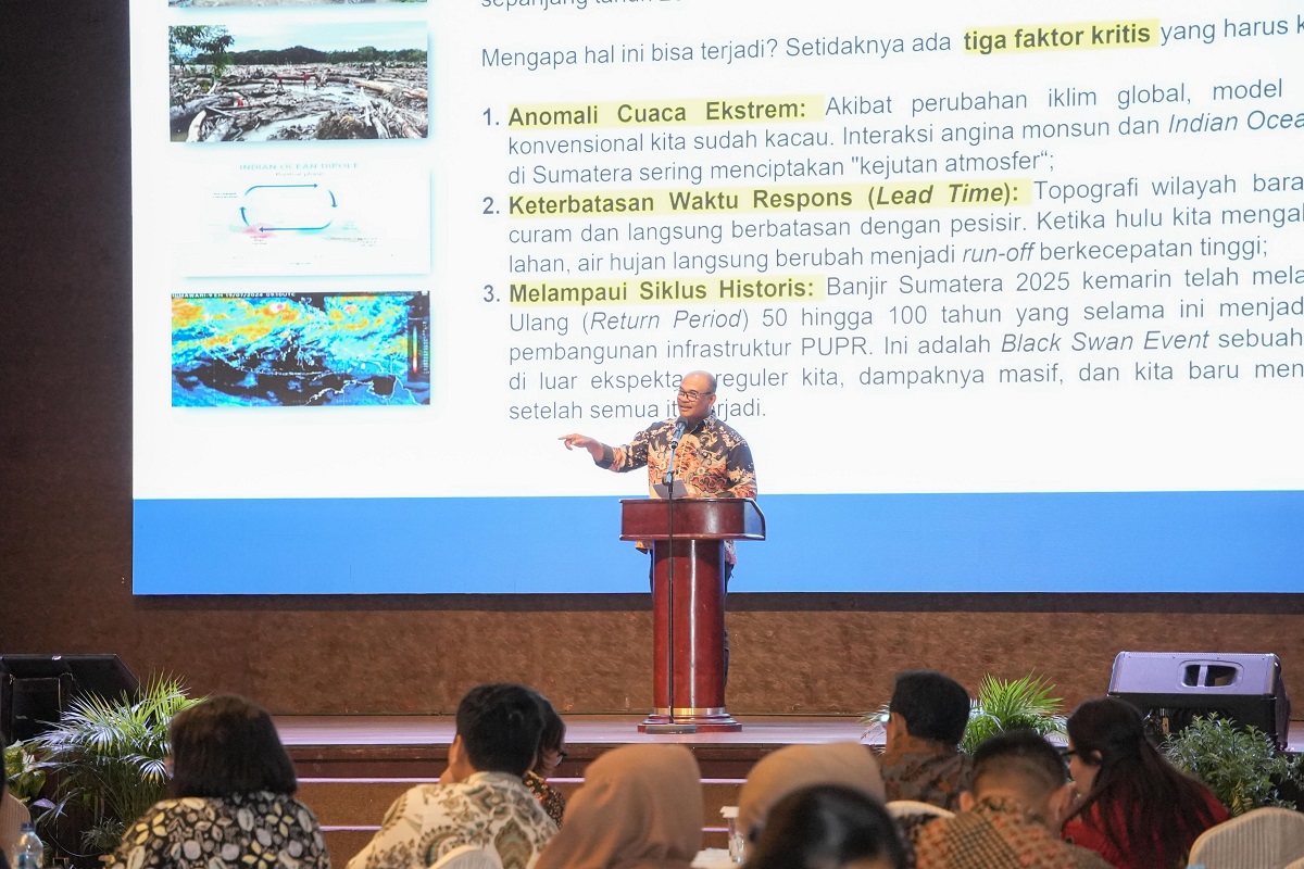 Safrizal ZA menegaskan paradigma penanggulangan bencana harus berubah dari responsif menjadi preventif