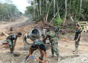 Satgas TMMD ke-128 Kodim 0117/Aceh Tamiang percepat pembangunan infrastruktur di Desa Suka Makmur