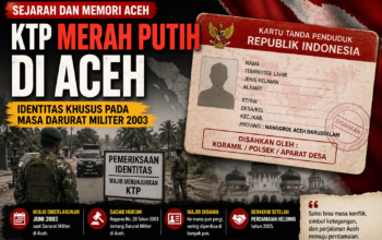 Sejarah KTP Merah Putih di Aceh, Identitas Khusus pada Masa Darurat Militer 2003