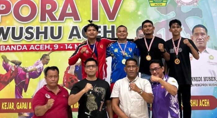Empat Atlet Wushu Aceh Besar Lolos PORA, Dua Sabet Medali Emas di Pra Kualifikasi