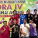 Empat atlet Wushu Aceh Besar lolos ke PORA XIV. Dua atlet berhasil meraih medali emas pada babak pra kualifikasi Wushu di Banda Aceh.