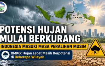 BMKG Prediksi Potensi Hujan Mulai Berkurang, Indonesia Masuki Masa Peralihan Musim