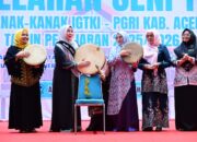 Peh Rapai Buka Pagelaran Seni Tari TK Aceh Besar, Bunda PAUD Dorong Anak Tampil Percaya Diri