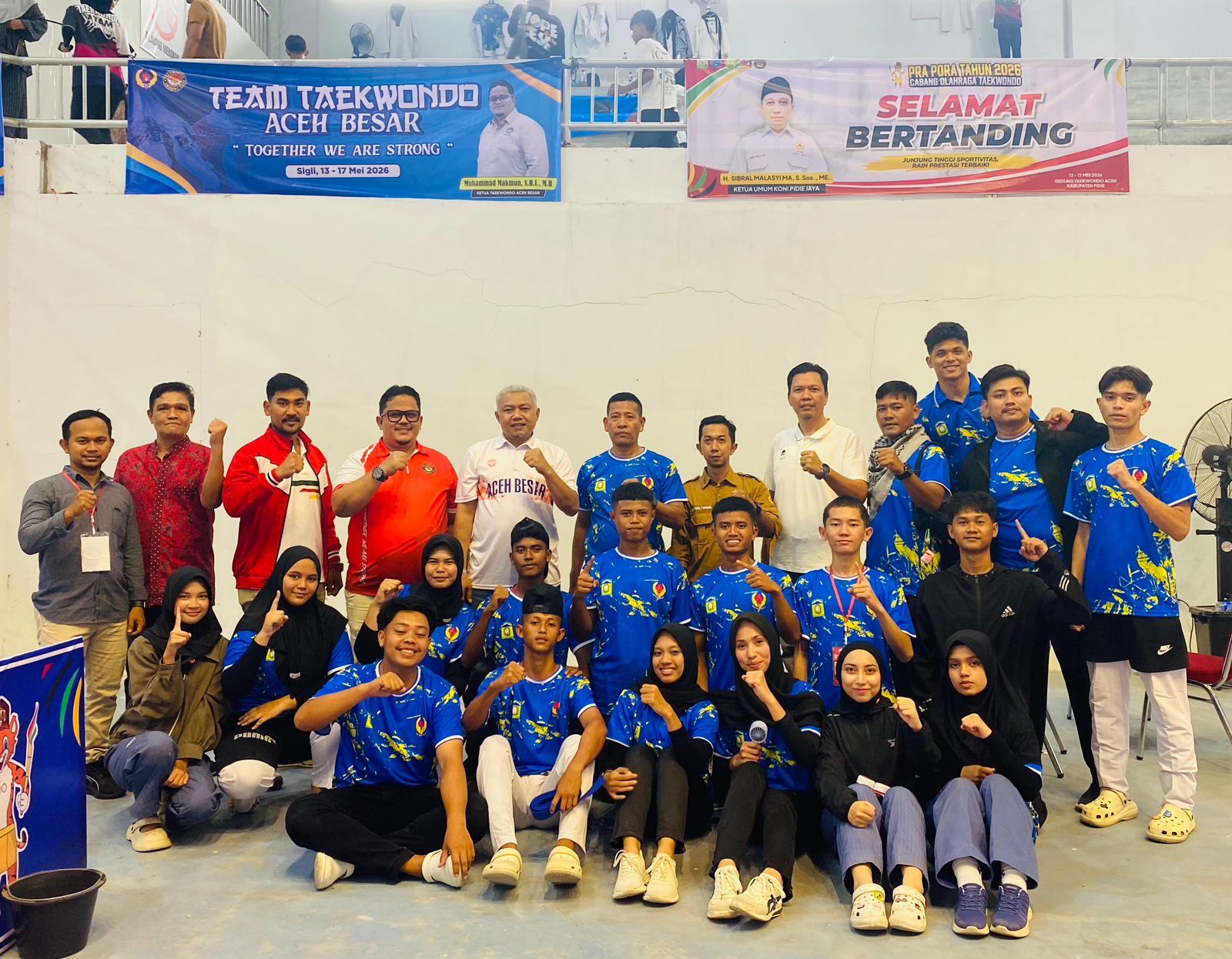pelatih dan official Taekwondo Aceh Besar