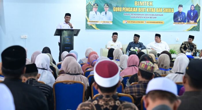 135 Pengajar “Beut Kitab Bak Sikula” Ikuti Bimtek Angkatan Terakhir di Aceh Besar