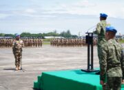 Penyambutan Satgas Yonmek TNI Kontingen Garuda XXIII-S UNIFIL