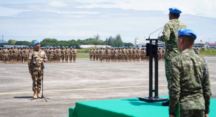 Pangdam IM Sambut Kepulangan Satgas Yonmek TNI Konga XXIII-S/UNIFIL dari Lebanon
