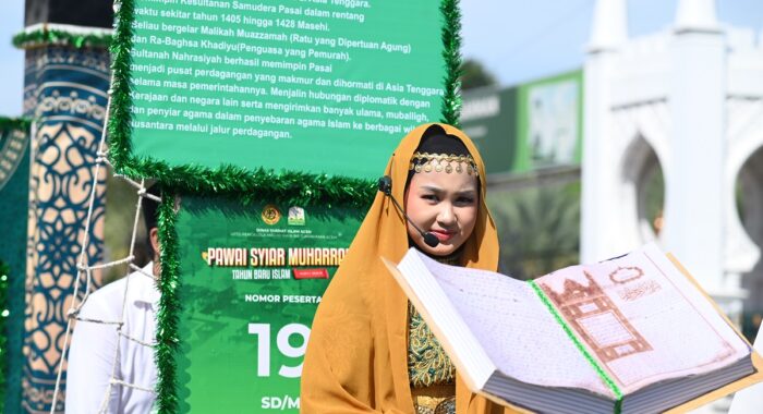 Ribuan Pelajar Semarakkan Pawai Tahun Baru Islam 1448 H di Banda Aceh