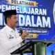 Wakil Bupati Aceh Besar Drs H Syukri memberikan sambutan dan sekaligus membuka Pelatihan Pembelajaran Mendalam jenjang SMP