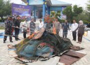 KKP Musnahkan Satu Ton Pakan, Obat Ikan dan Alat Tangkap Ilegal di Banda Aceh